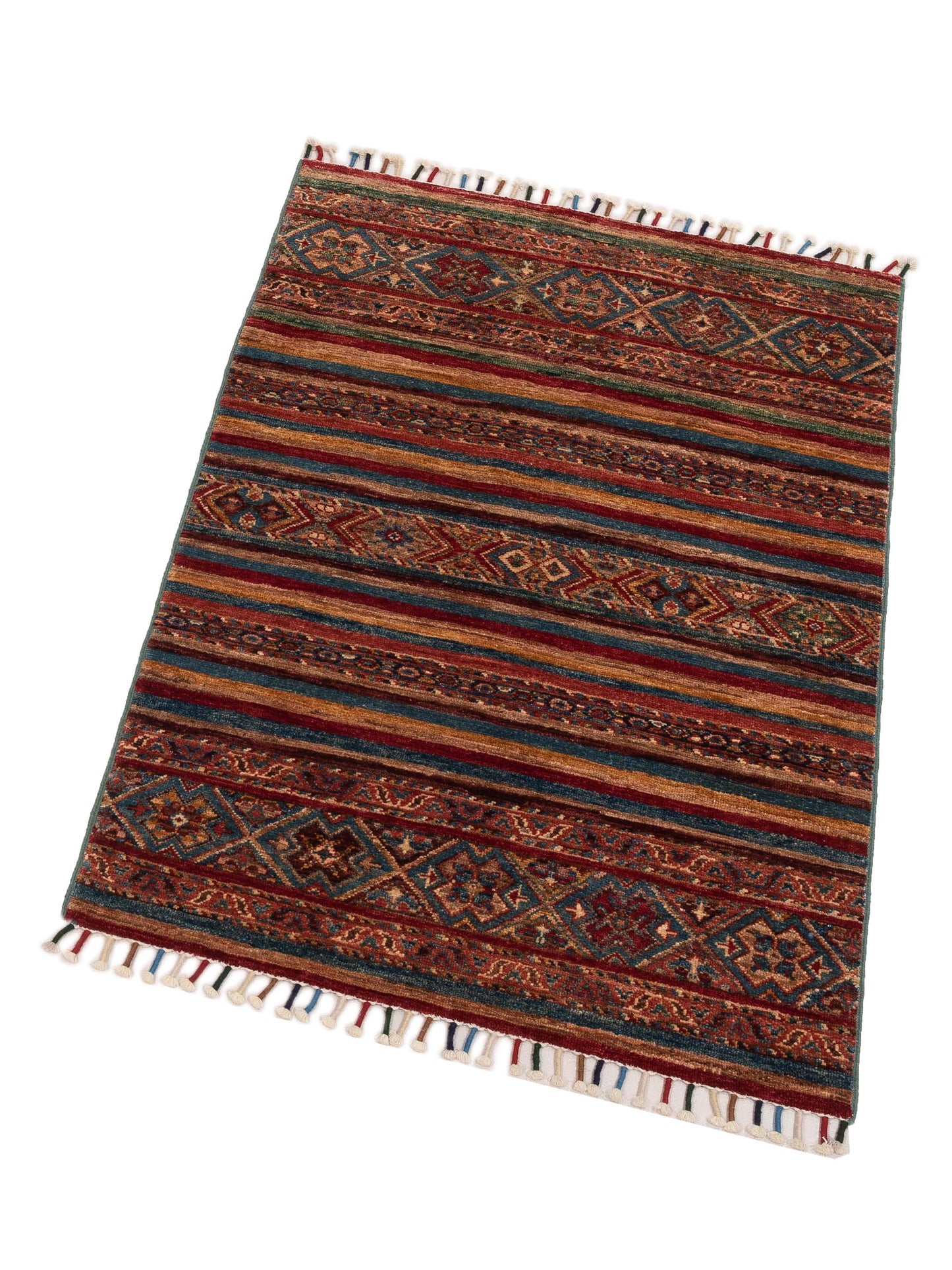 Nomad Horosan 149076 Multi Multi Tribal Hand Knotted Rug