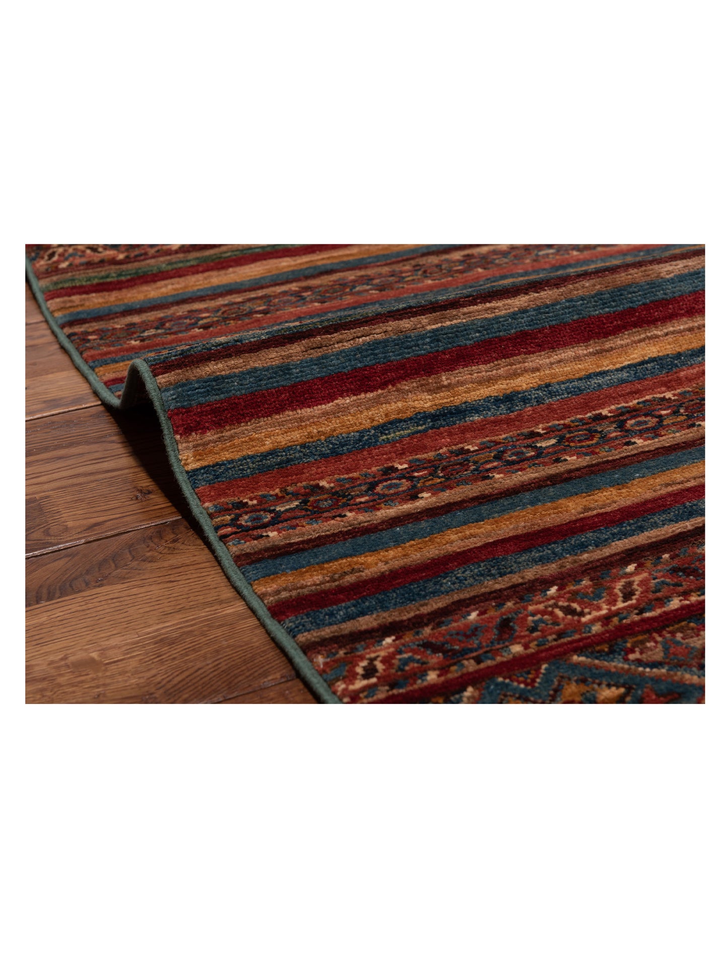 Nomad Horosan 149076 Multi Multi Tribal Hand Knotted Rug