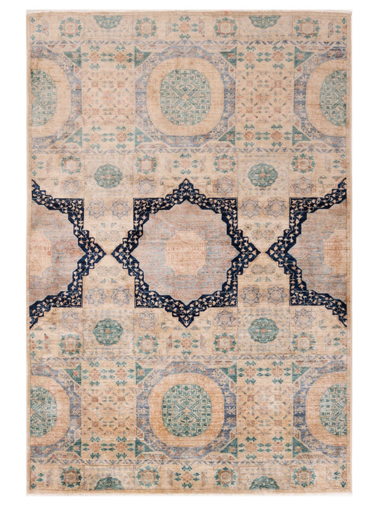 Nomad Mamluk 149951 Multi Traditional Hand Knotted Rug