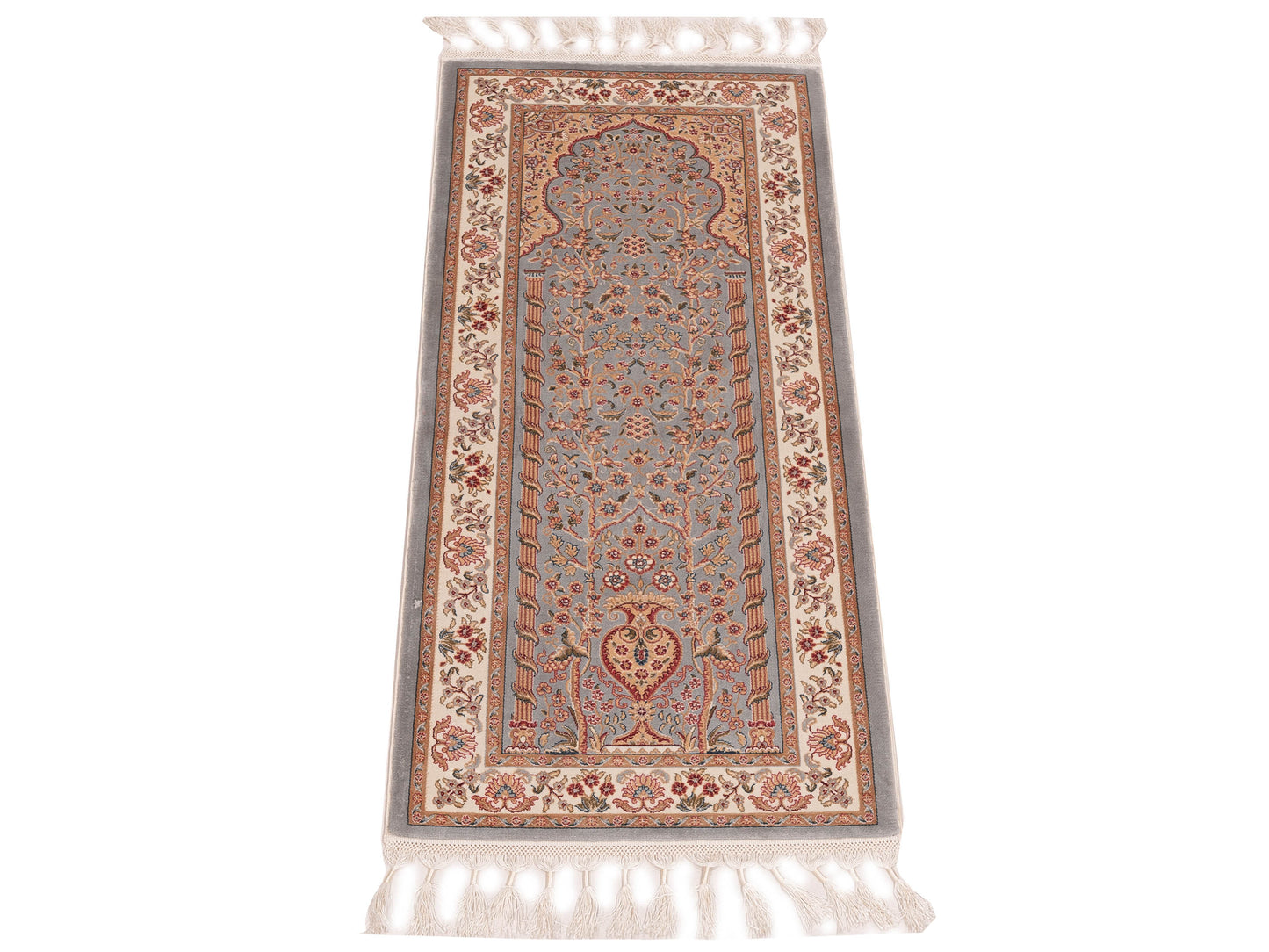 Bergamo Antalya 150046 Blue Ivory Traditional Machine Made Rug