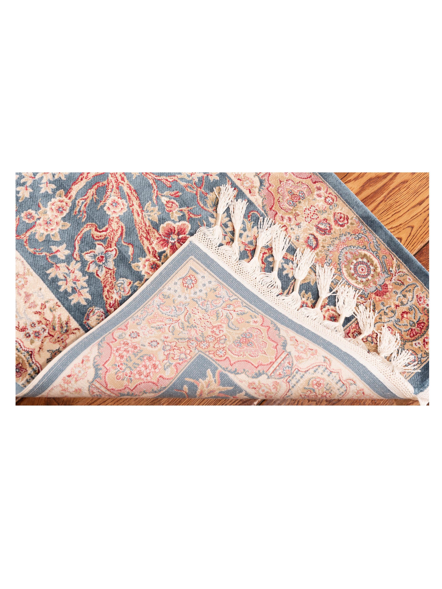 Bergamo Antalya 150047 Blue Ivory Traditional Machine Made Rug