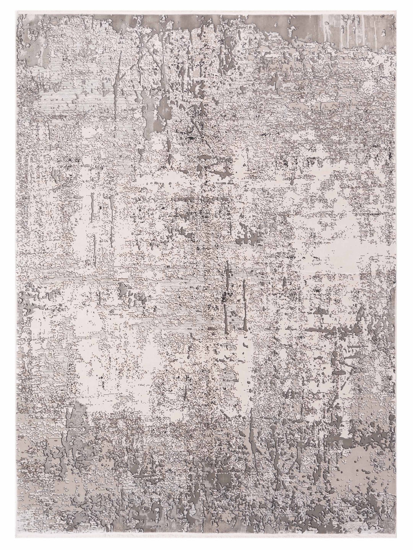 Bergamo Antalya 150049 Ivory Gray Contemporary Machine Made Rug