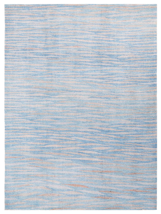 Pasha Aladdin 150789 Blue Contemporary Hand Woven Rug