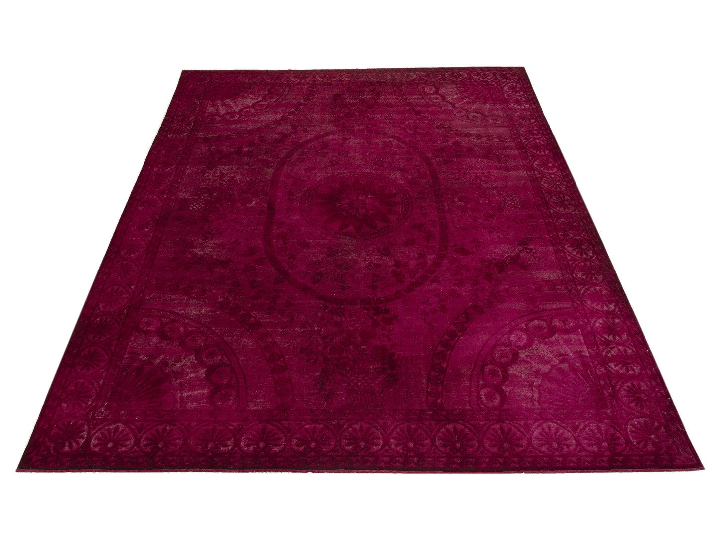 Pasha Vintage 150813 Red  Contemporary Hand Knotted Rug