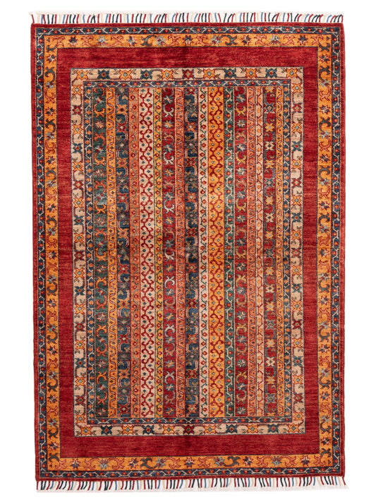 Rajpur Shawl 151318 Multi Tribal Hand Knotted Rug