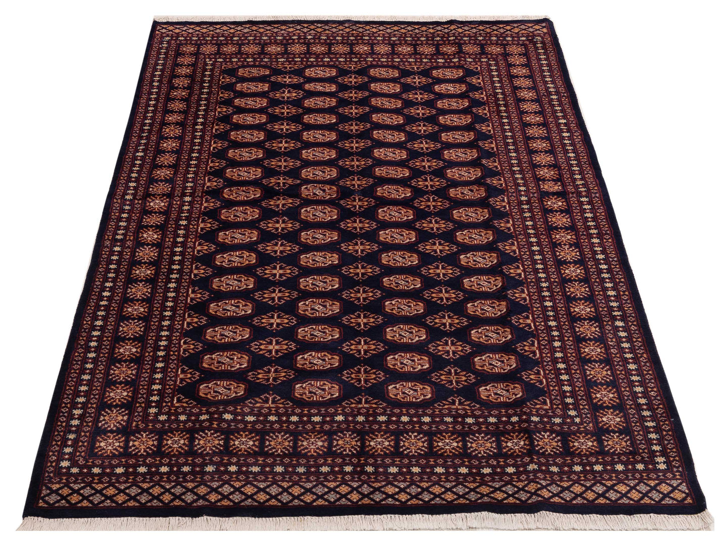 Nomad Bokhara 151572 Multi  Traditional Hand Knotted Rug - 6x9