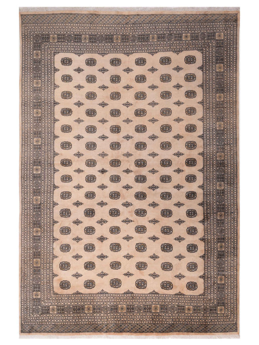 Nomad Bokhara 151607 Cream Traditional Hand Knotted Rug