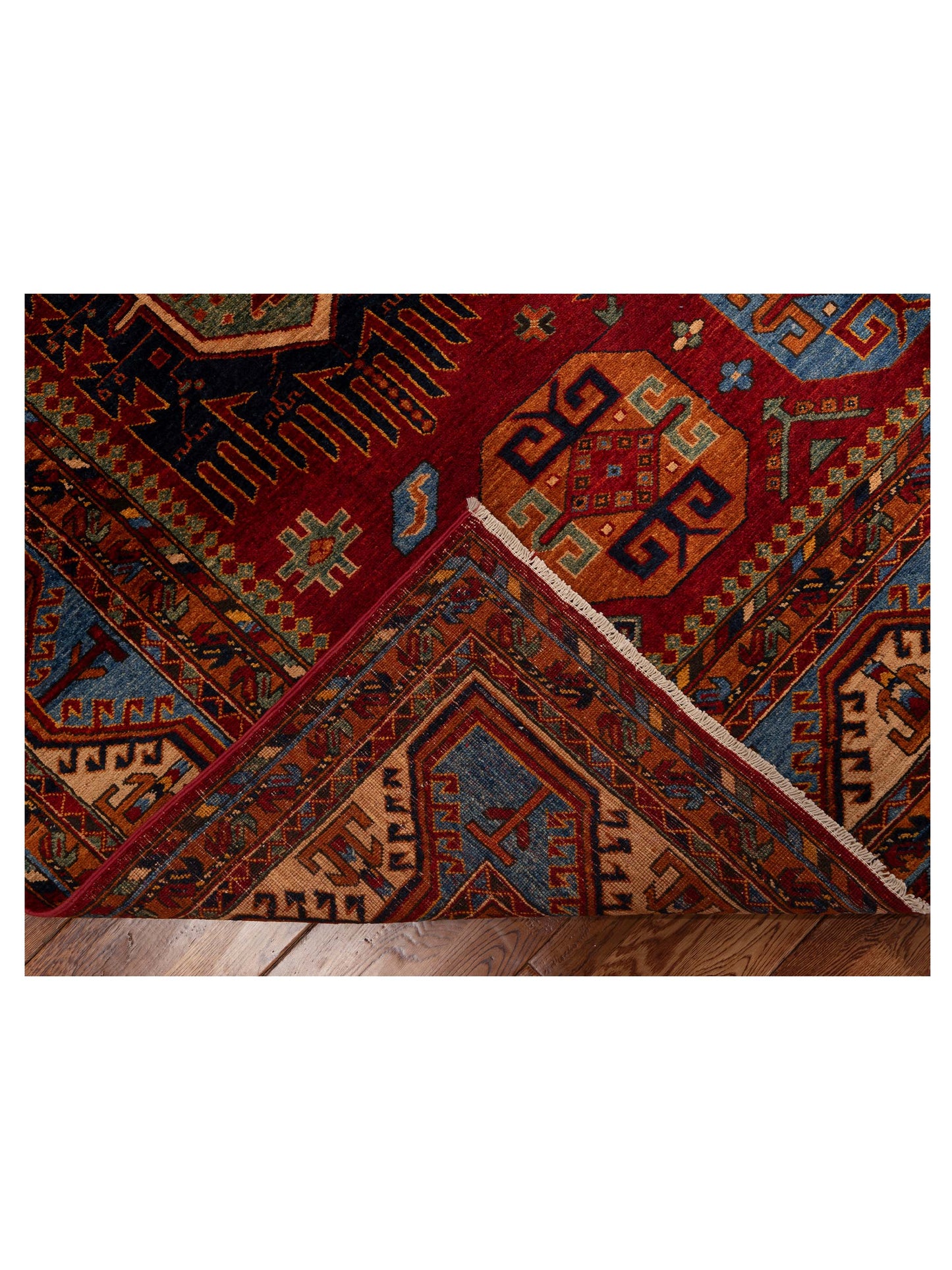 Nomad Kars 151860 Red Multi Transitional Hand Knotted Rug