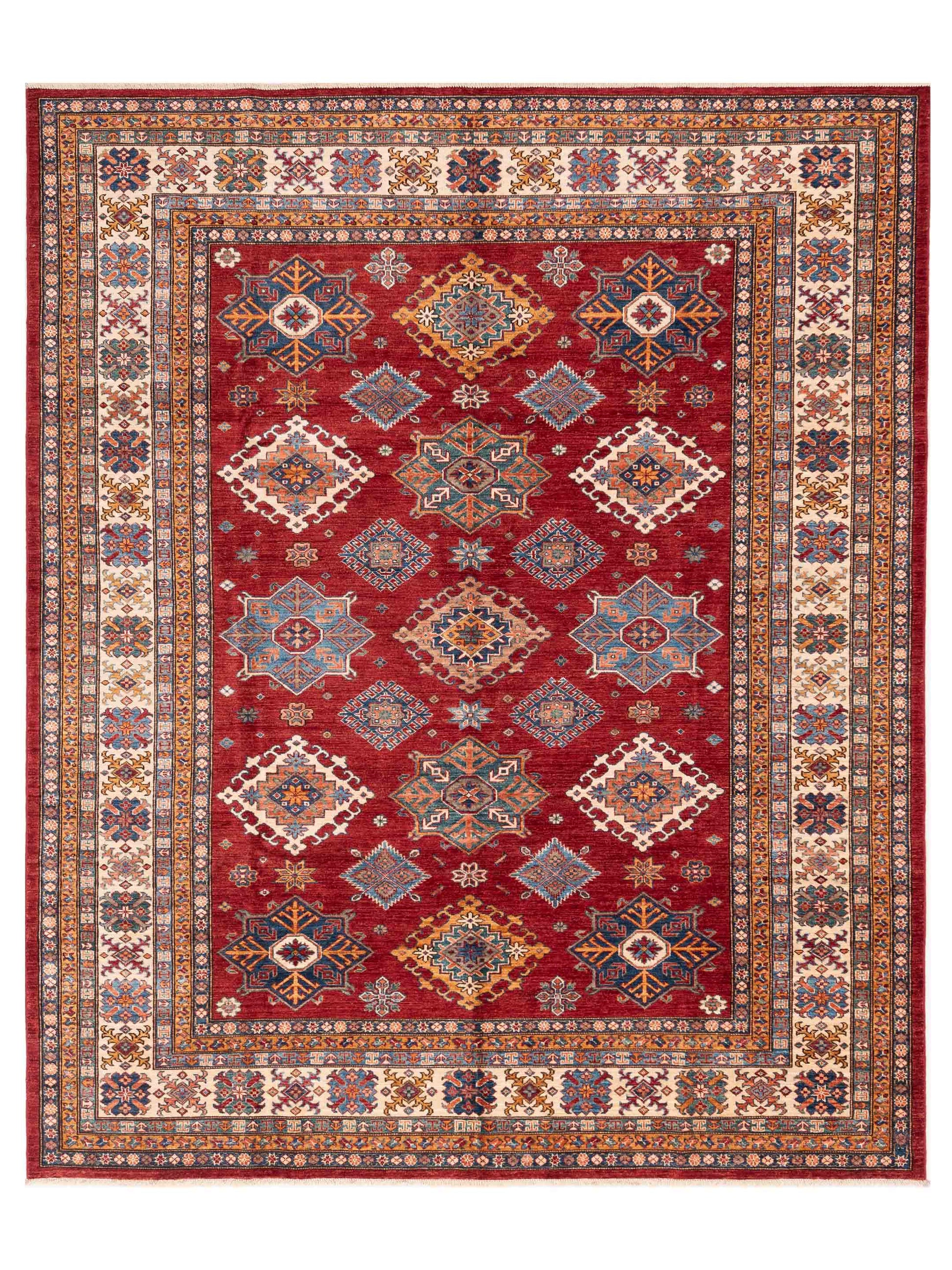 Nomad Kars 151920 Red Tribal Hand Knotted Rug