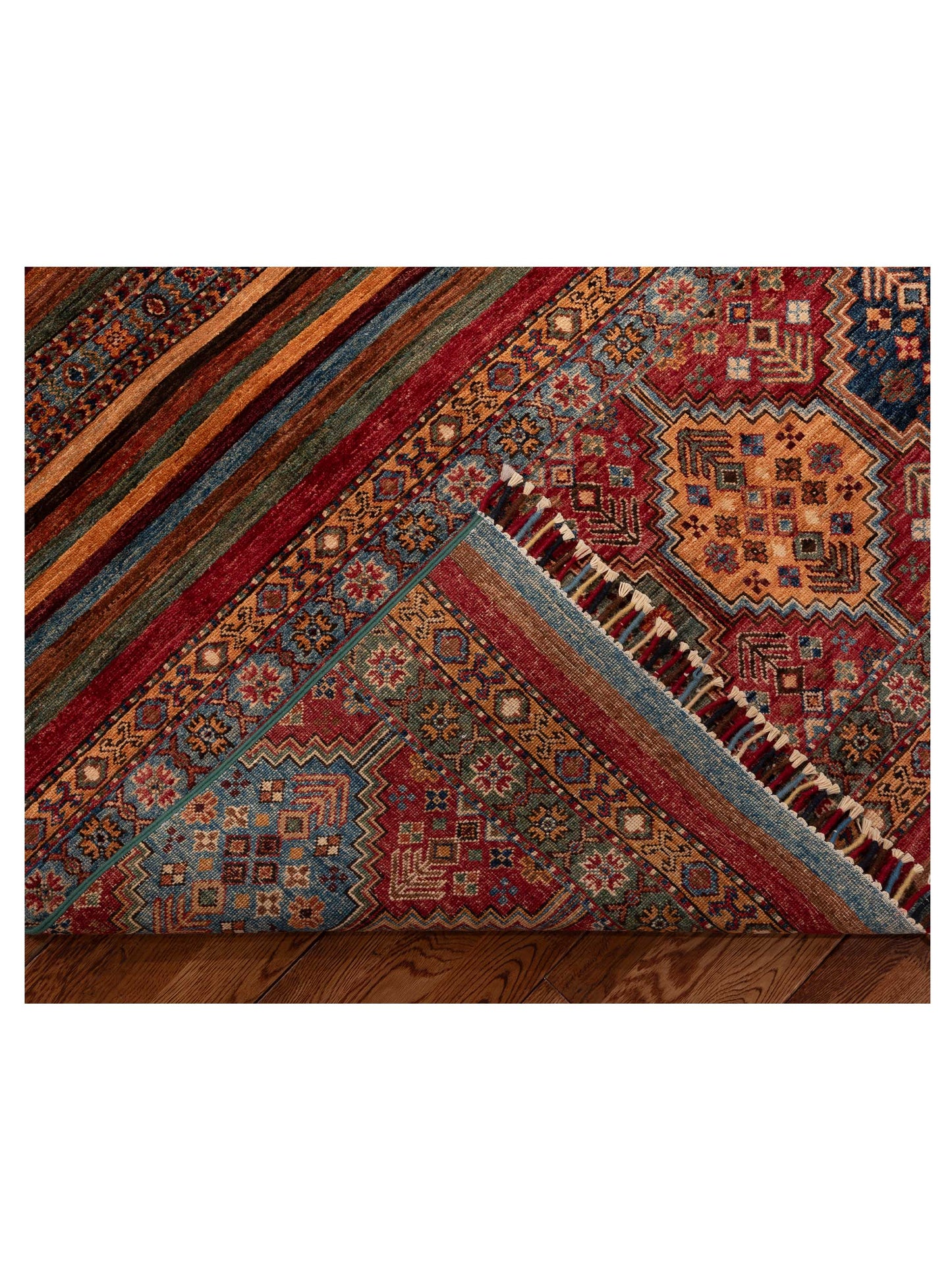 Nomad Horosan 151950 Multi Multi Tribal Hand Knotted Rug