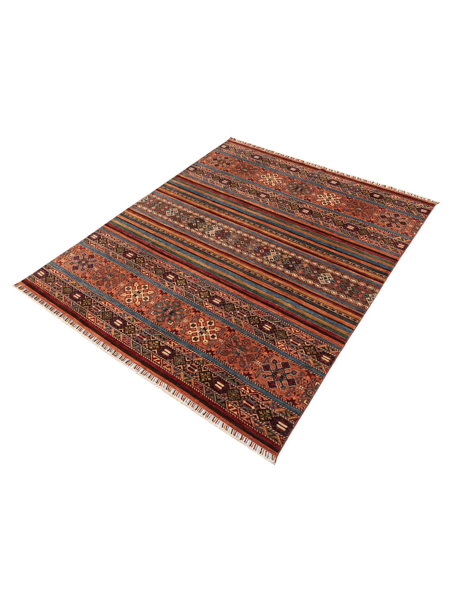 Nomad Horosan 151954 Multi Multi Tribal Hand Knotted Rug