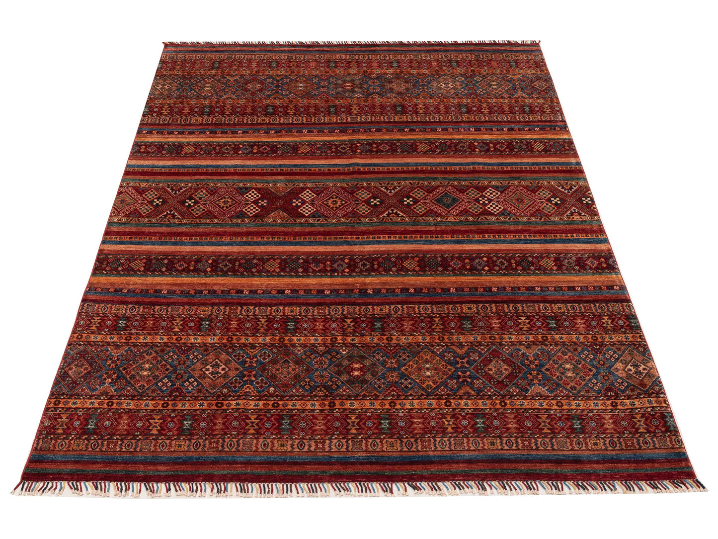 Nomad Horosan 151956 Multi Multi Tribal Hand Knotted Rug