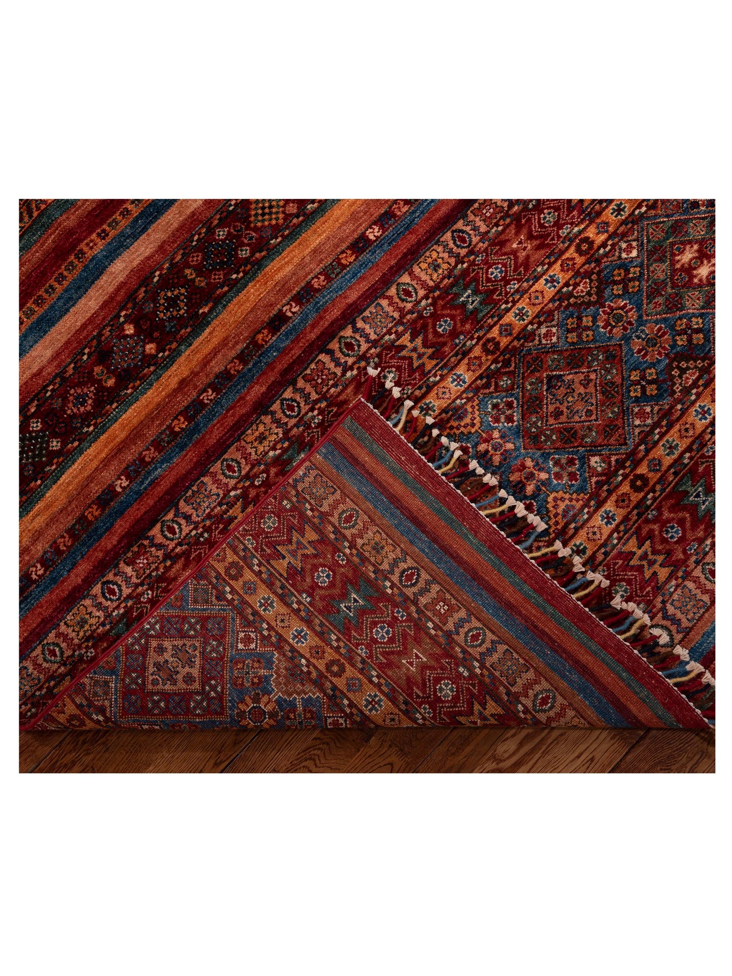 Nomad Horosan 151956 Multi Multi Tribal Hand Knotted Rug