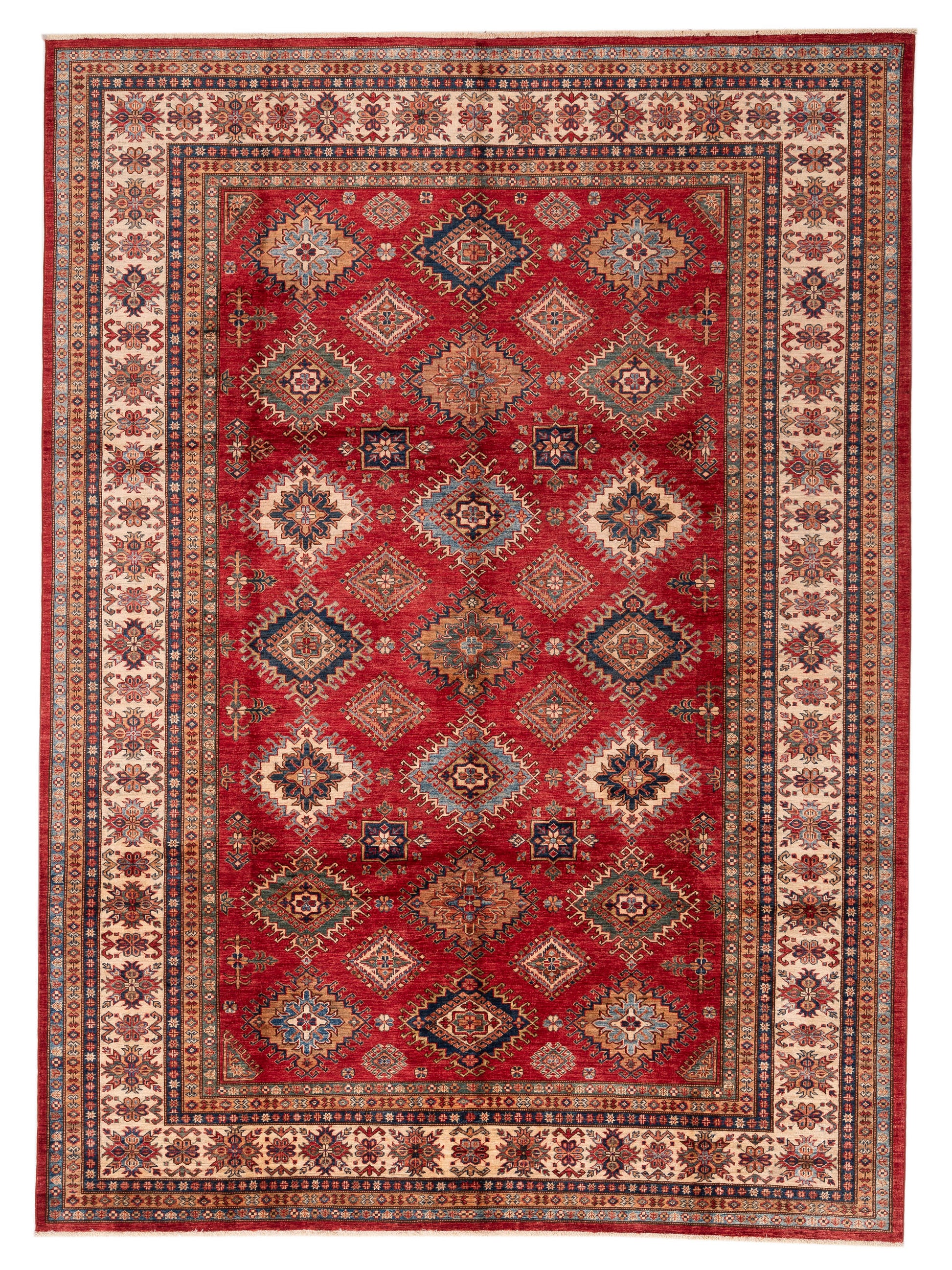 Nomad Kars 152001 Red Tribal Hand Knotted Rug