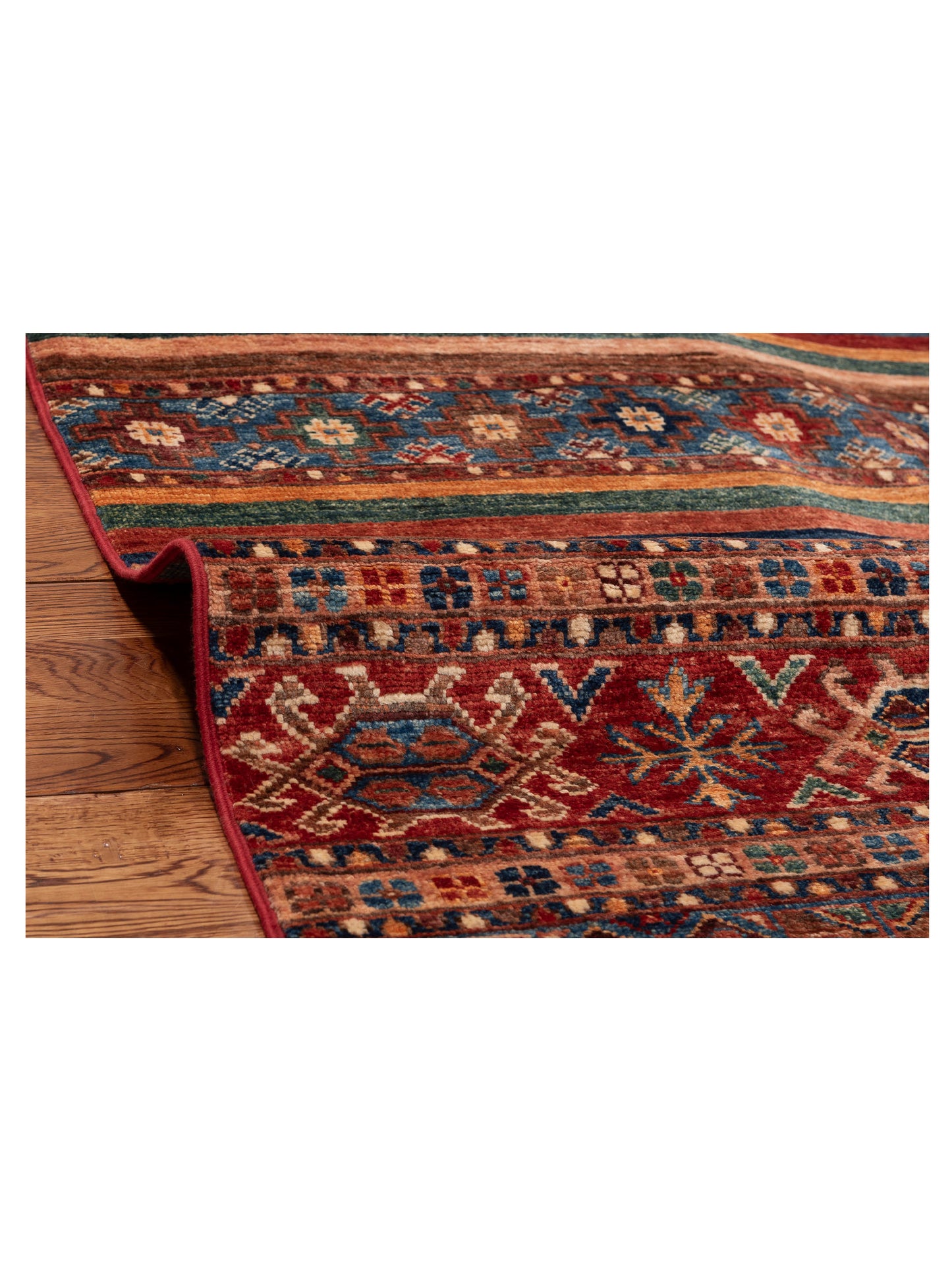 Nomad Horosan 152019 Multi Multi Tribal Hand Knotted Rug