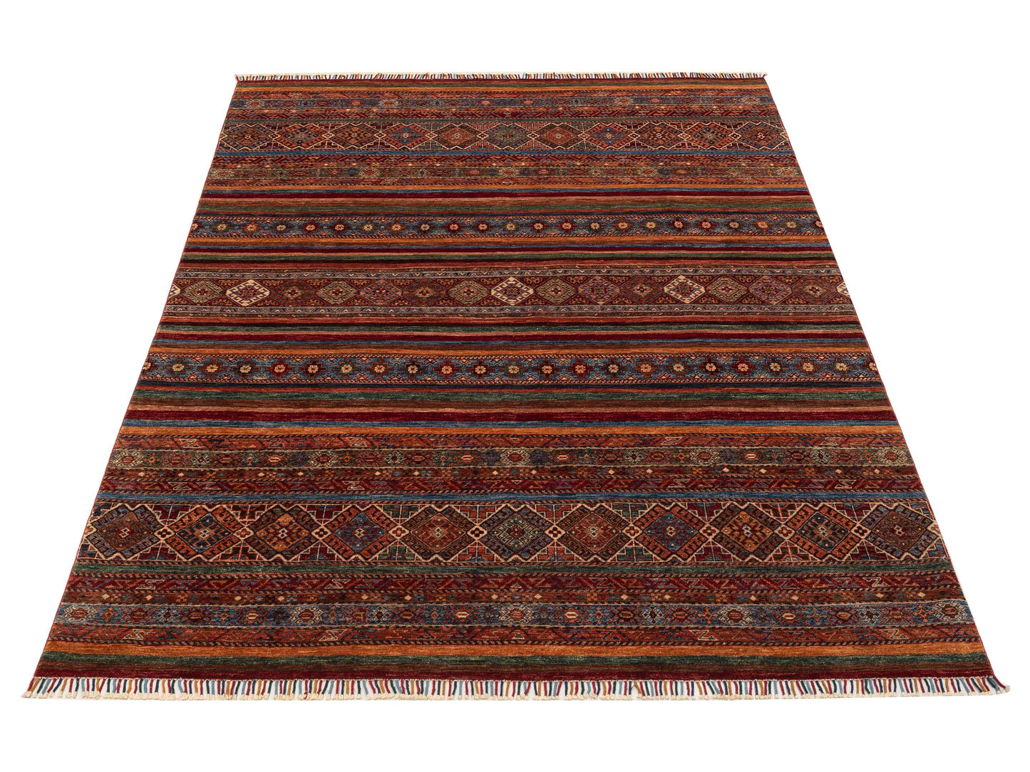 Nomad Horosan 152038 Multi Multi Tribal Hand Knotted Rug