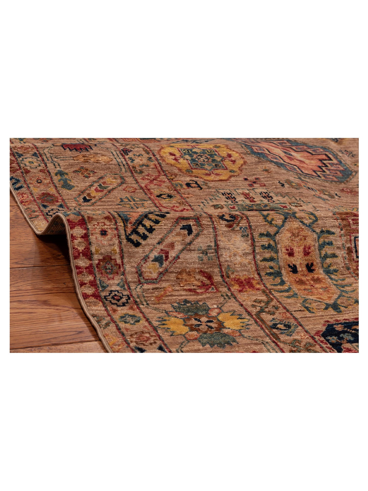 Nomad Super Kars 152250 Brown Brown Tribal Hand Knotted Rug