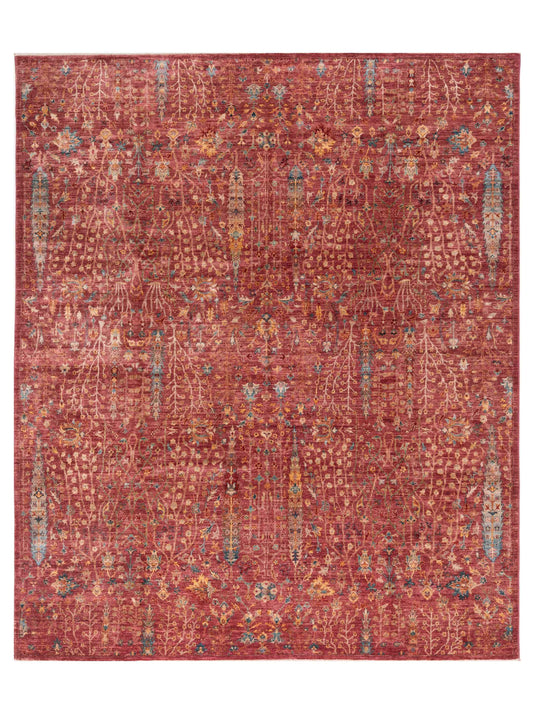 Nomad Super Mamluk 152277 Pink Traditional Hand Knotted Rug