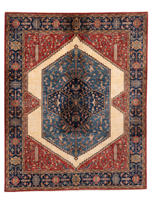 Nomad Akcha 152295 Red Traditional Hand Knotted Rug