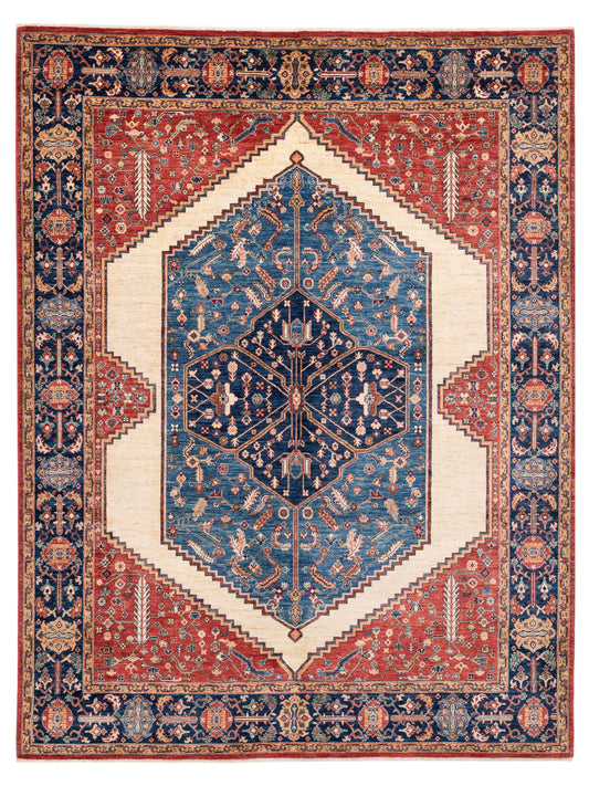 Nomad Akcha 152298 Red Traditional Hand Knotted Rug