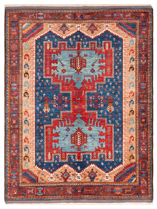 Nomad Kars 152384 Navy Traditional Hand Knotted Rug