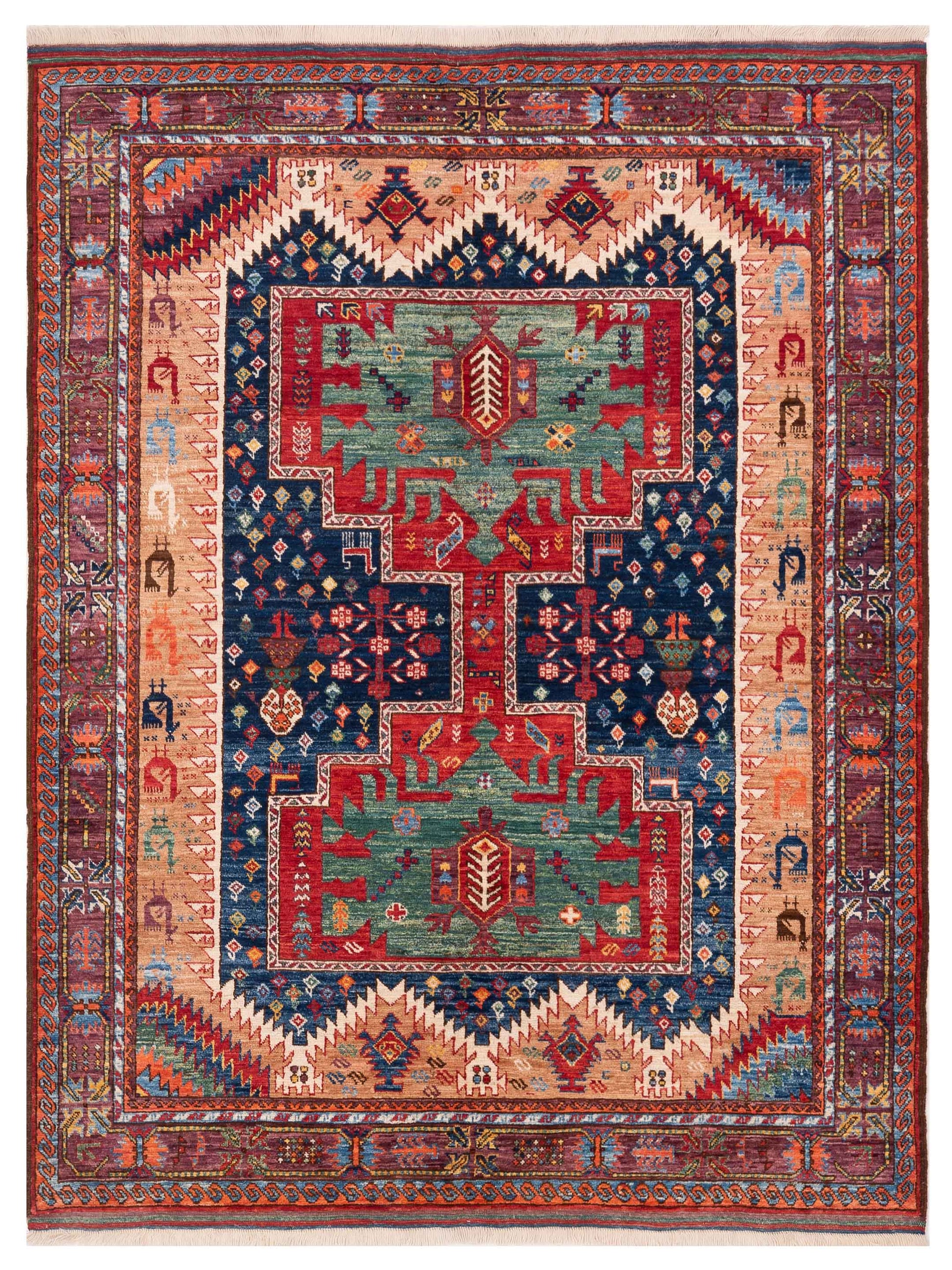 Nomad Kars 152386 Multi Traditional Hand Knotted Rug