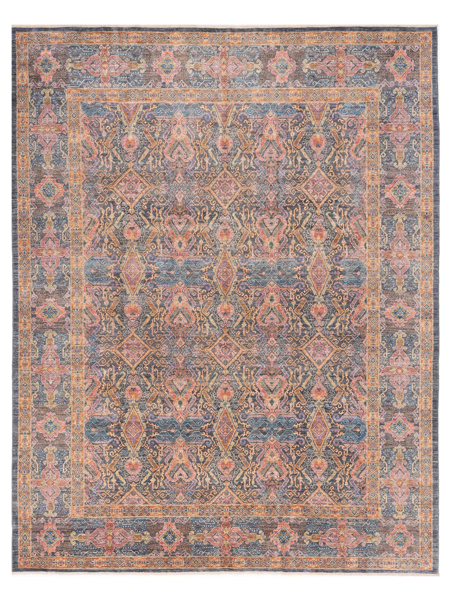 Nomad Akcha 152764 Gray Traditional Hand Knotted Rug