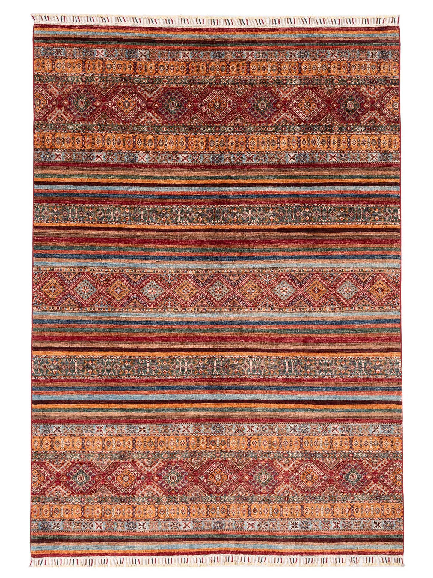 Nomad Horosan 152797 Multi Multi Tribal Hand Knotted Rug