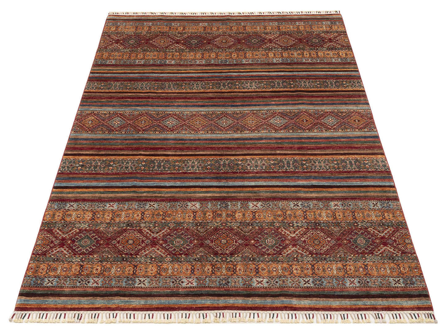 Nomad Horosan 152797 Multi Multi Tribal Hand Knotted Rug