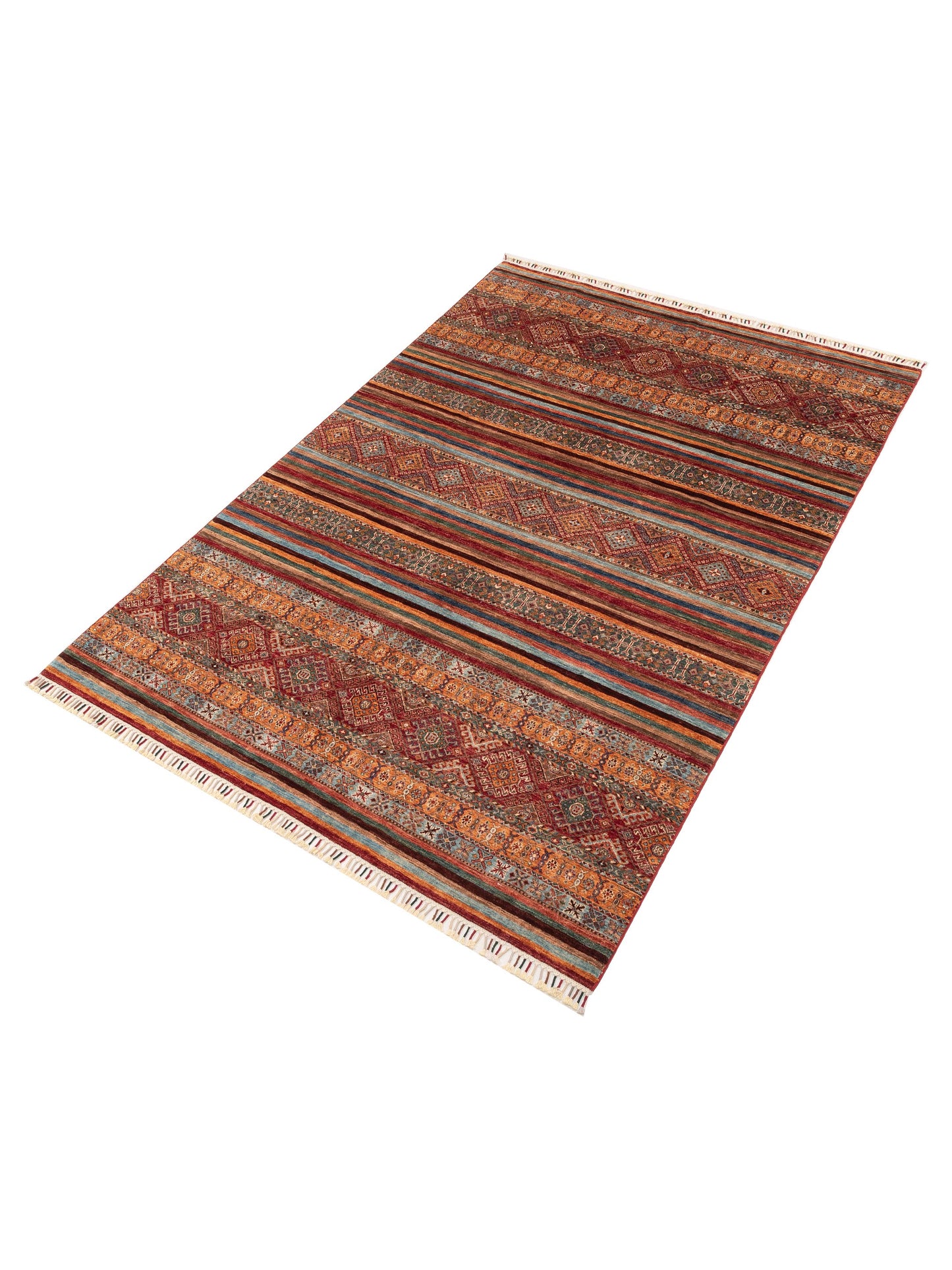 Nomad Horosan 152797 Multi Multi Tribal Hand Knotted Rug