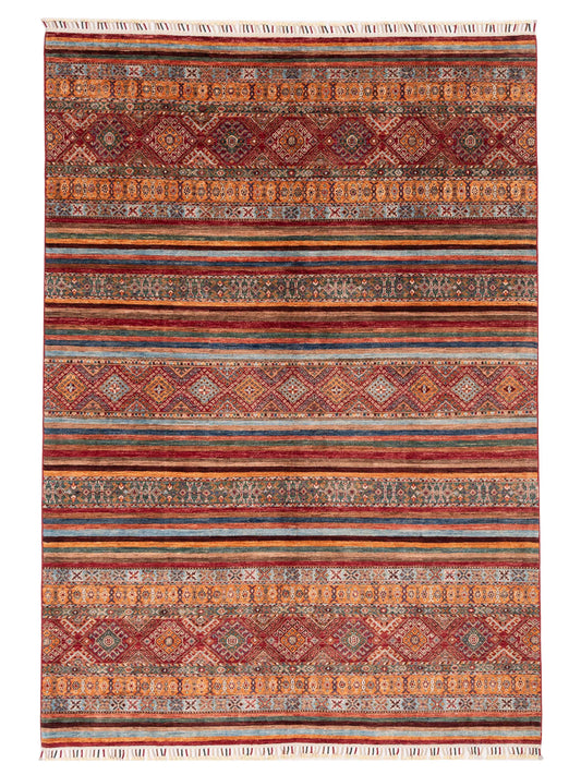 Nomad Horosan 152797 Multi Tribal Hand Knotted Rug