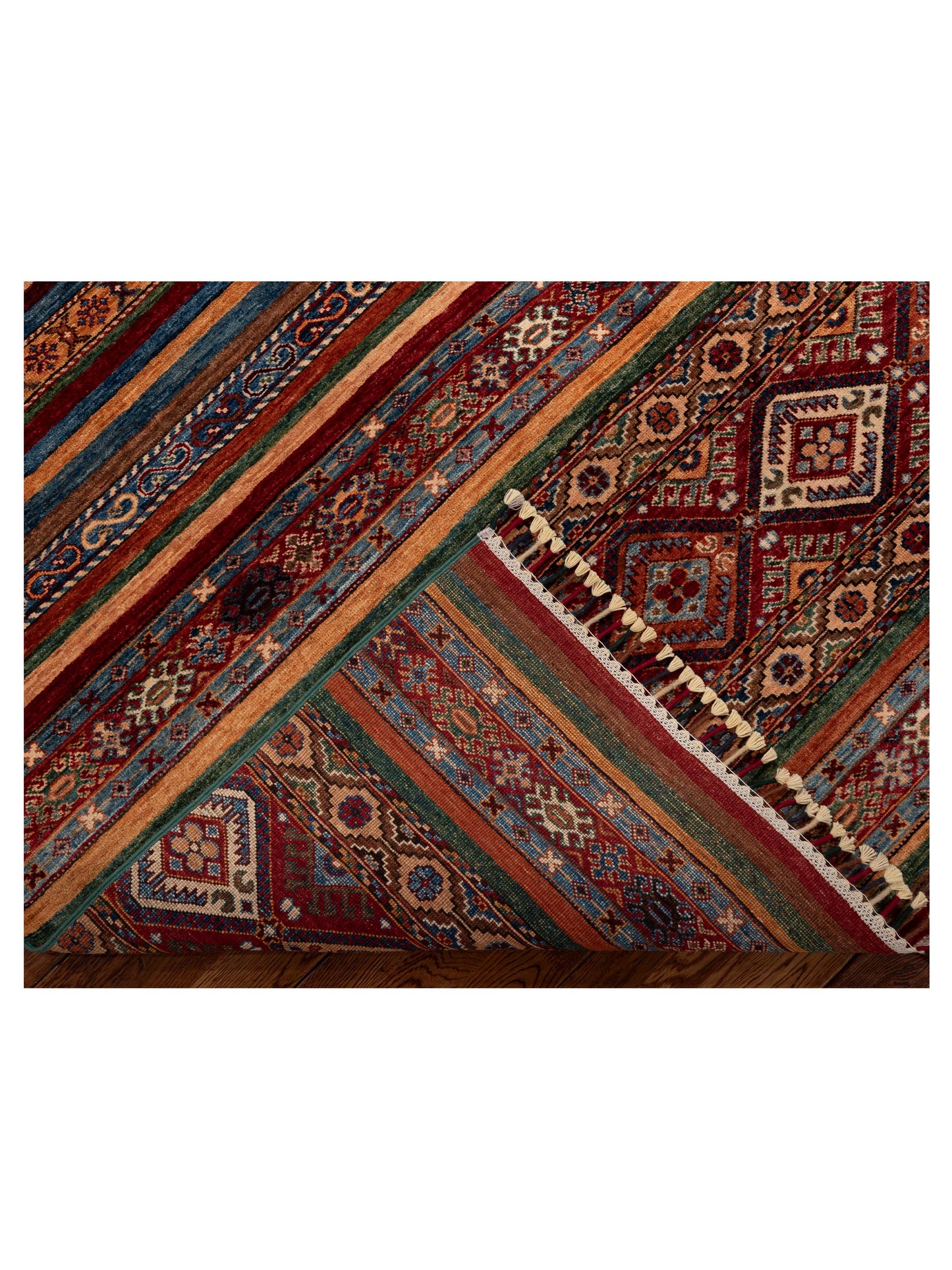 Nomad Horosan 152814 Multi Multi Tribal Hand Knotted Rug