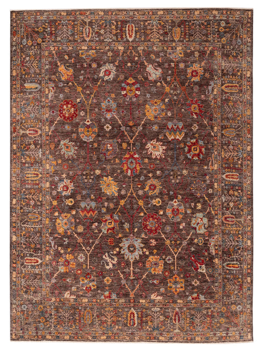 Pasha Elvan Suna Brown Transitional Hand Knotted Rug