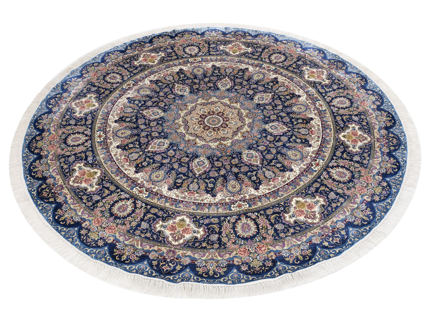 Pasha Elegance 152920 Blue Blue Traditional Hand Knotted Rug