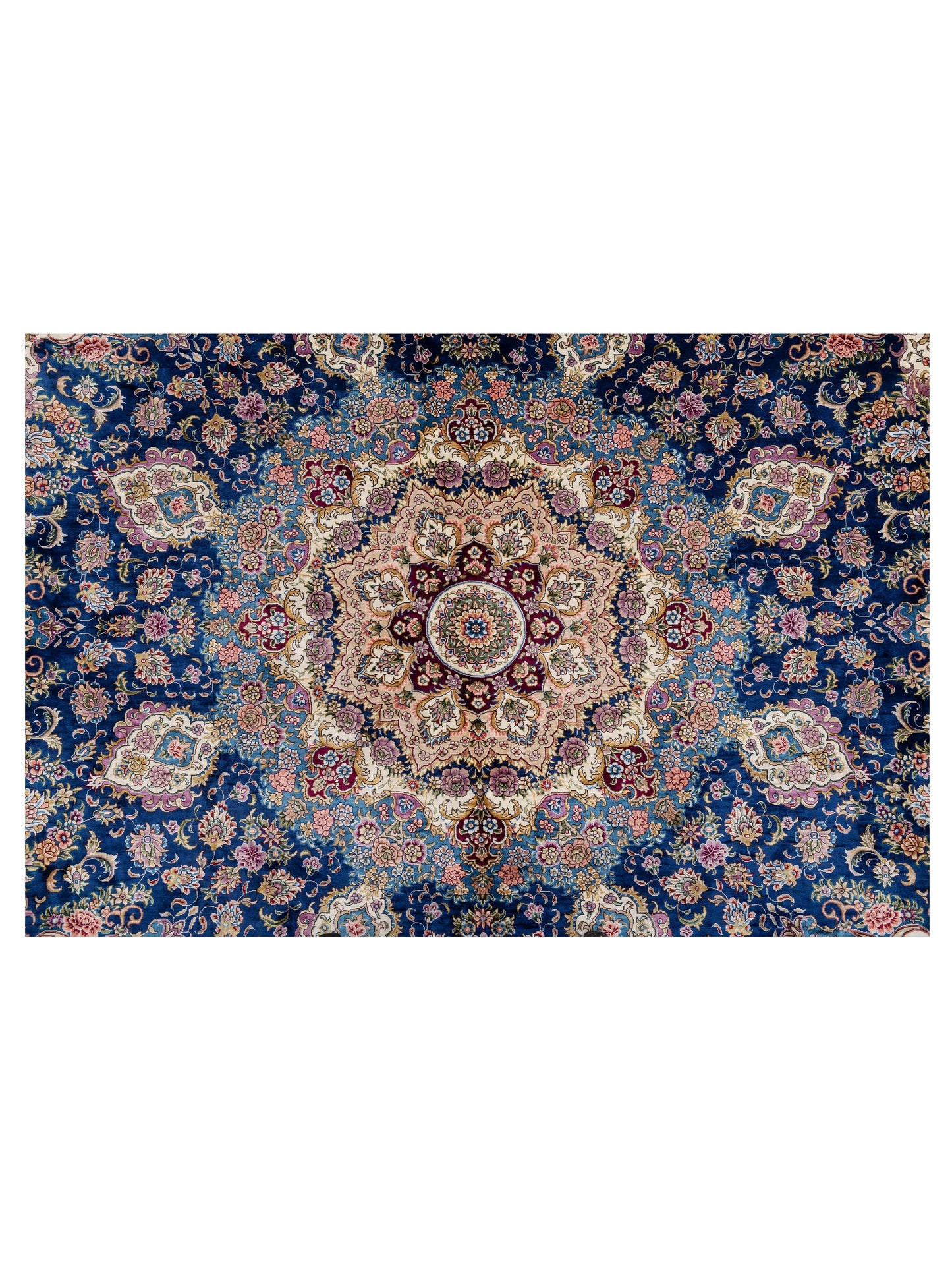 Pasha Elegance 152920 Blue Blue Traditional Hand Knotted Rug