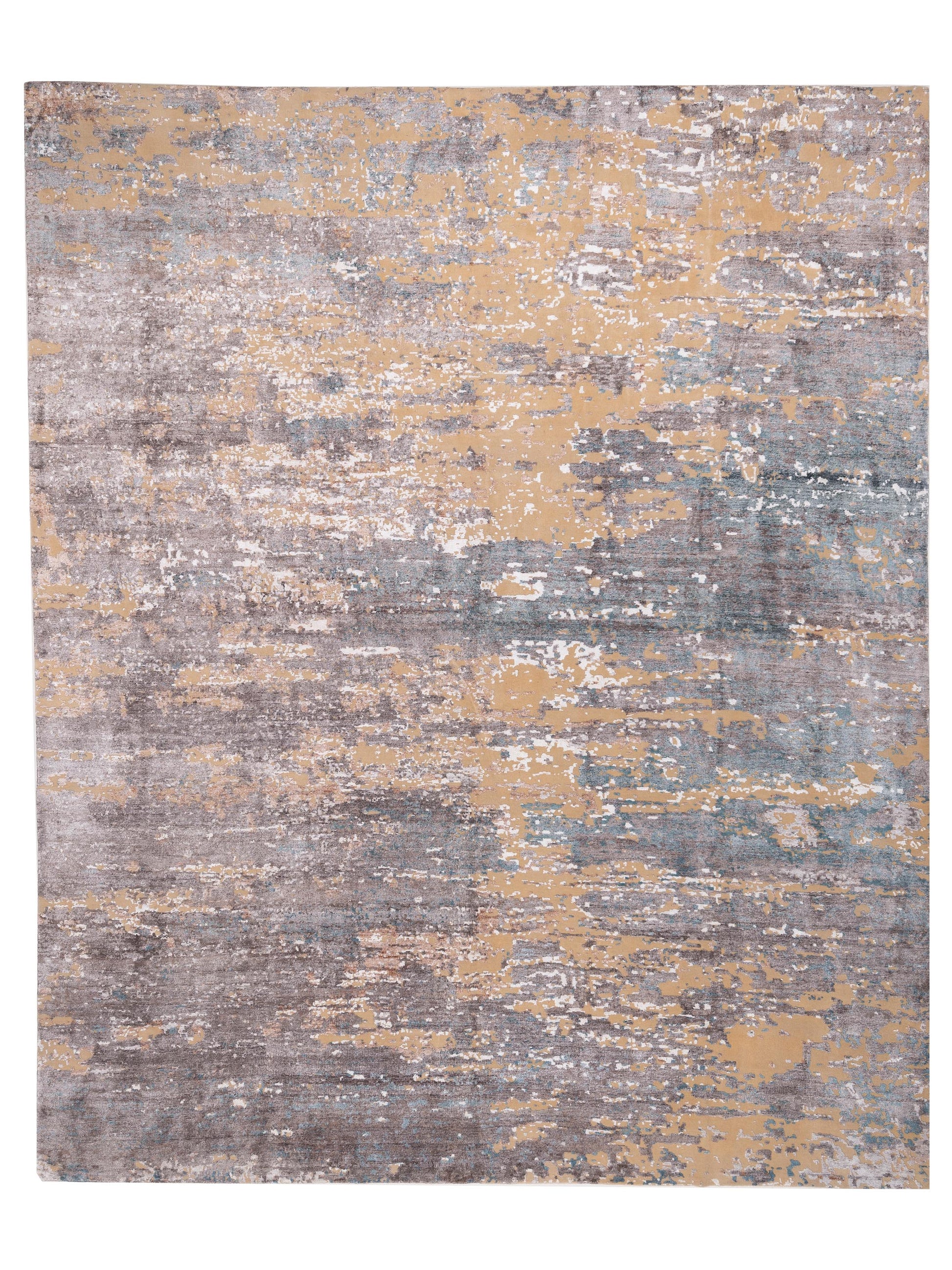 Siena Tibetino 152922 Gray Contemporary Hand Knotted Rug