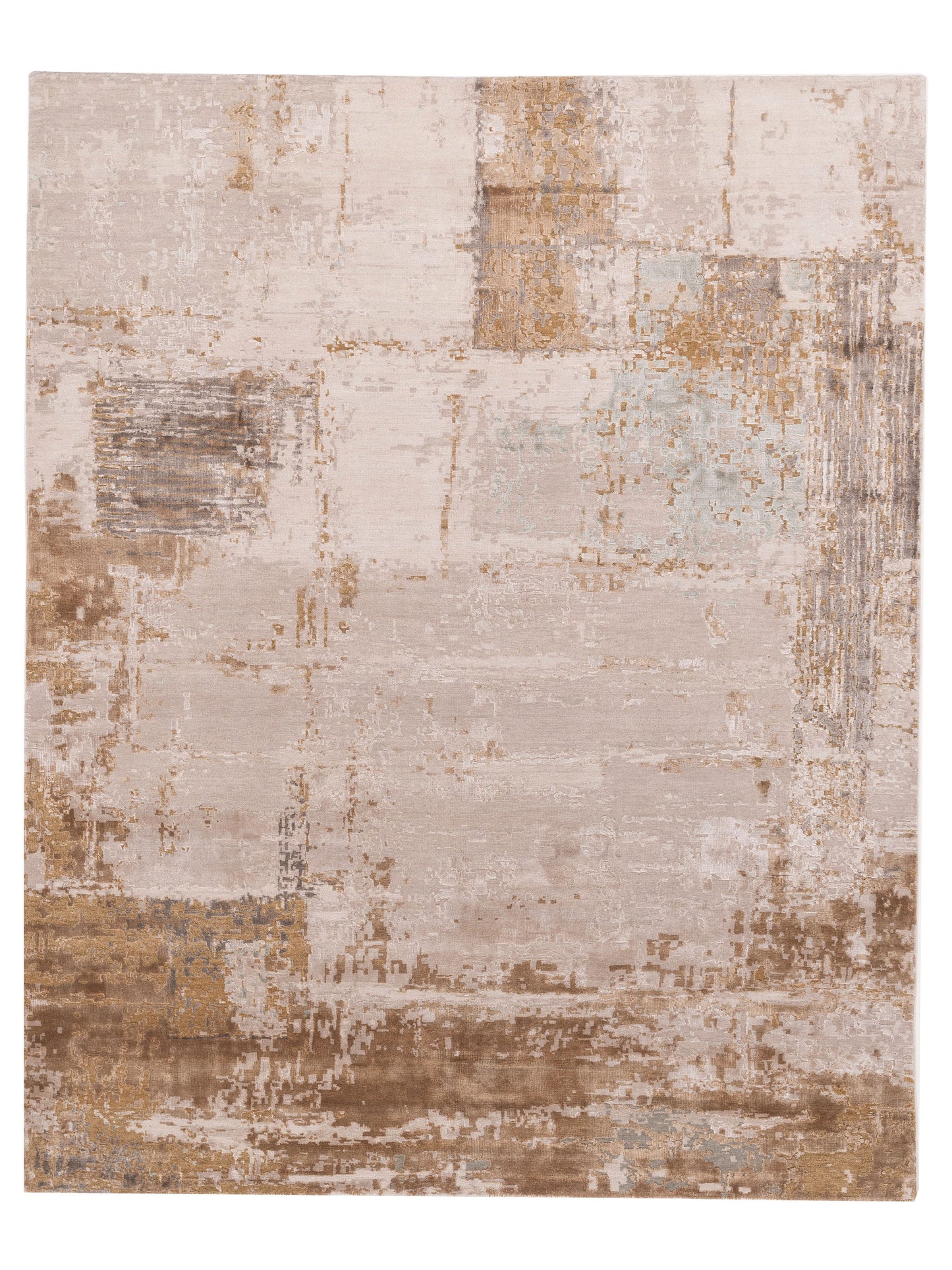 Siena Tibetino 152940 Ivory Traditional Hand Knotted Rug