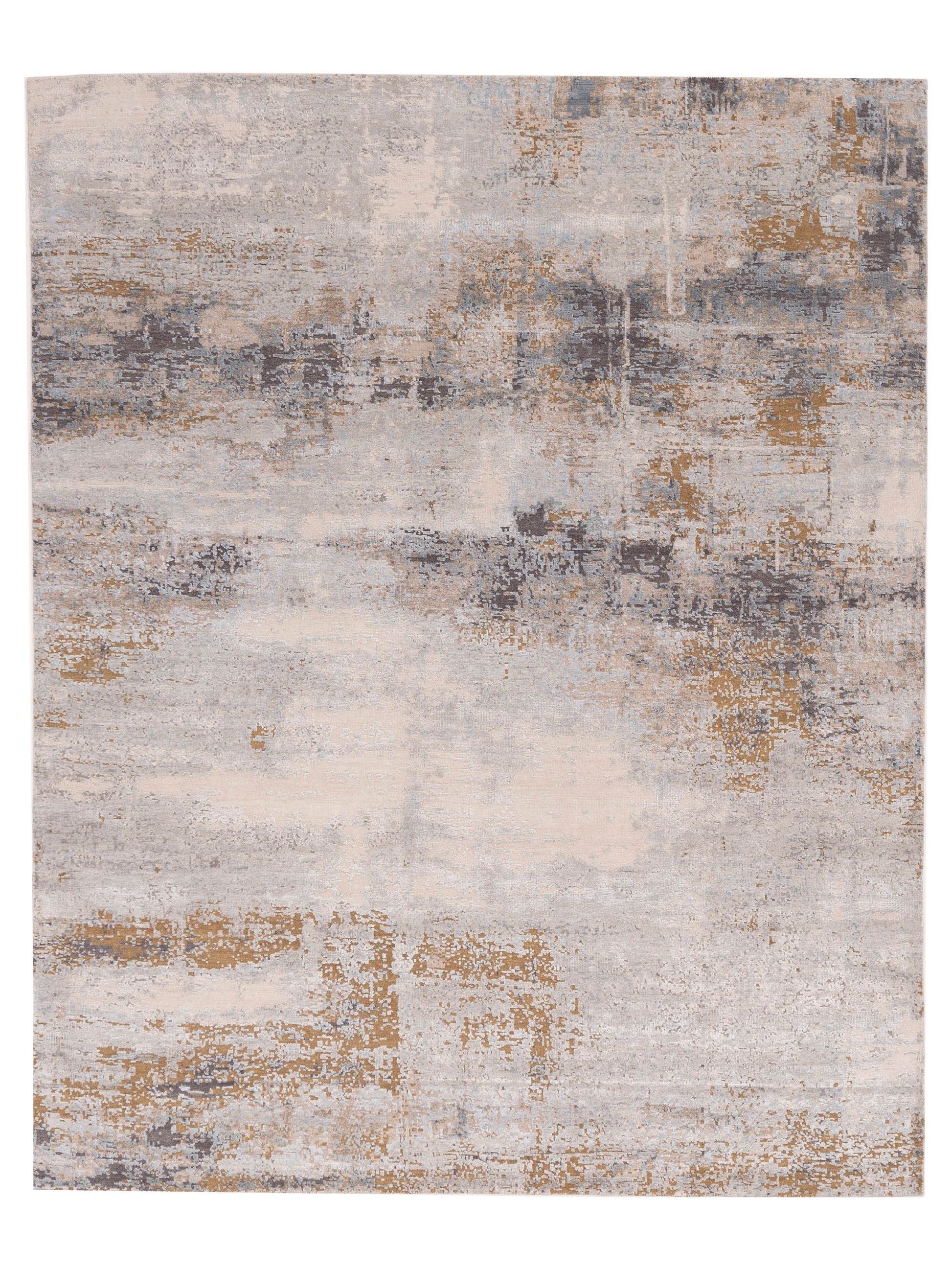 Siena Tibetino 152944 Light Gray Traditional Hand Knotted Rug