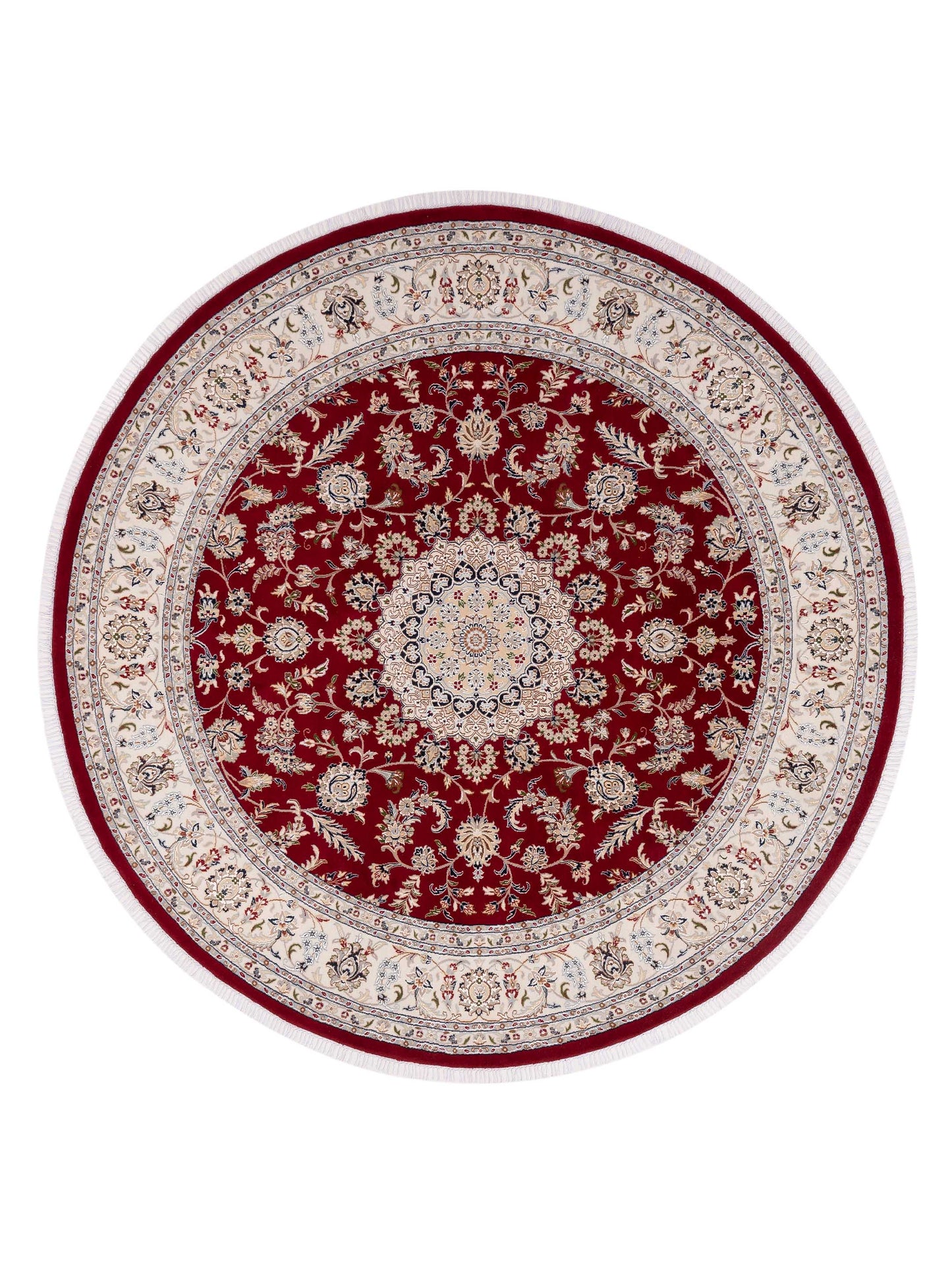 Rajpur Nain 153335 Red Traditional  Rug