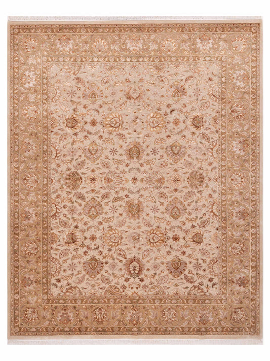 Rajpur Imperial Silk 153363 Beige Traditional Hand Knotted Rug