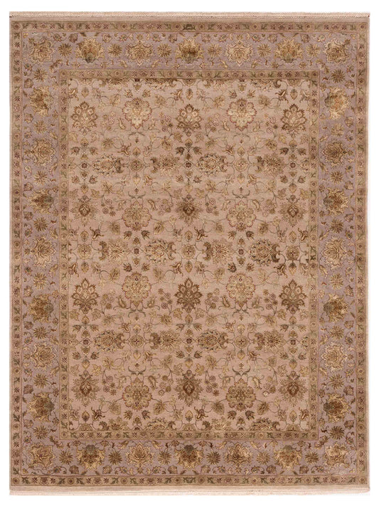 Rajpur Imperial Silk 153482 Ivory Traditional Hand Knotted Rug