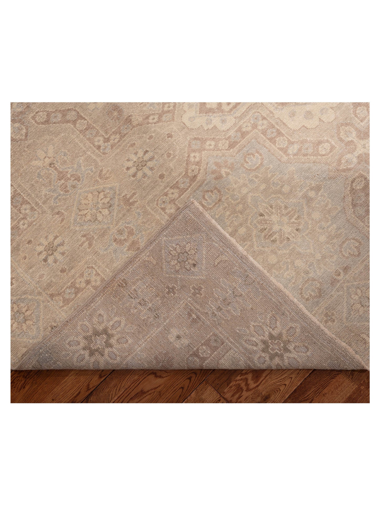 Rajpur Andalusia 153610 Brown Brown Traditional Hand Knotted Rug - 10x14