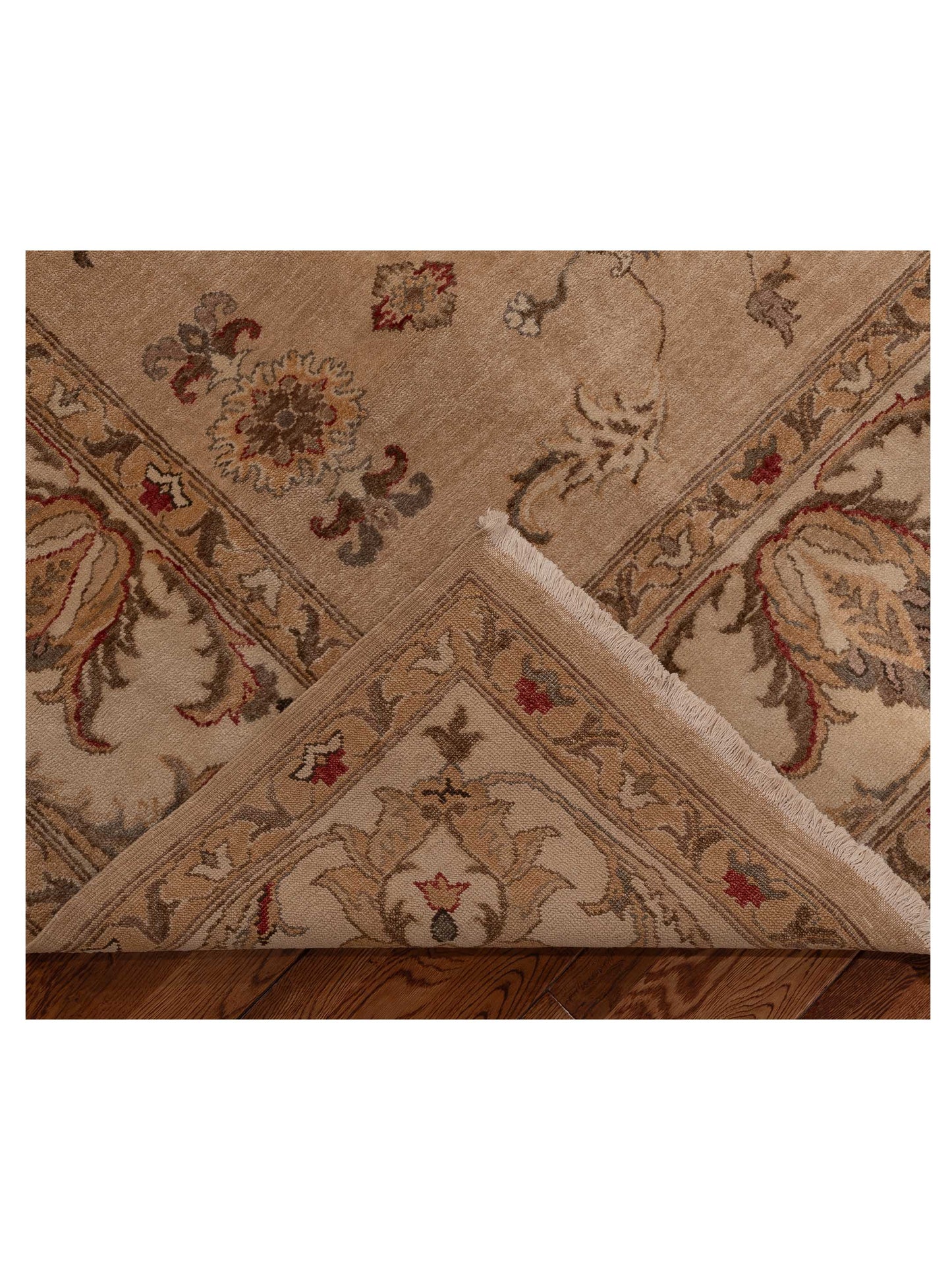 Pasha Turkish Elvan 153613 Cream Ivory Traditional Hand Knotted Rug