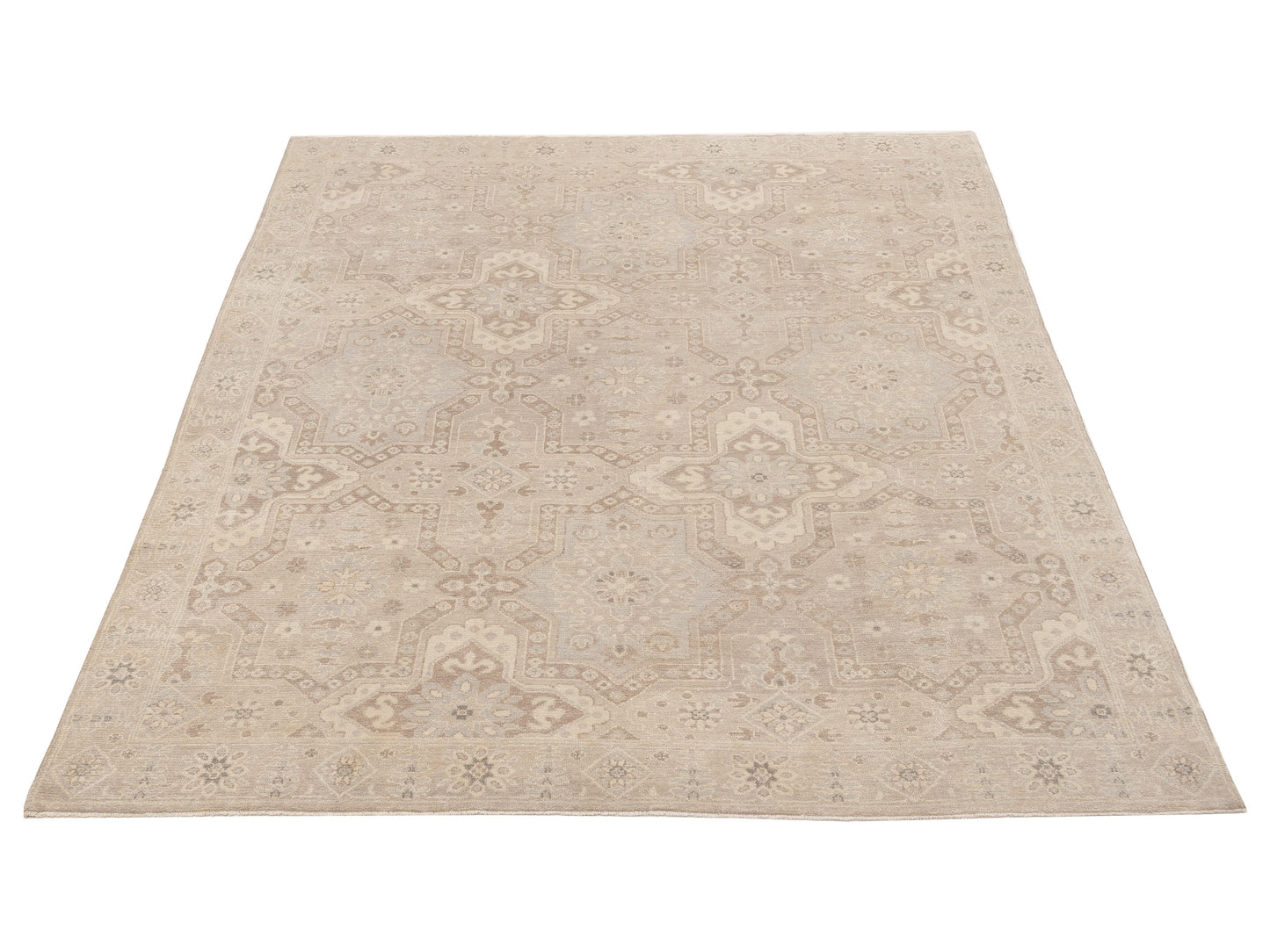 Rajpur Andalusia 153633 Brown Brown Traditional Hand Knotted Rug