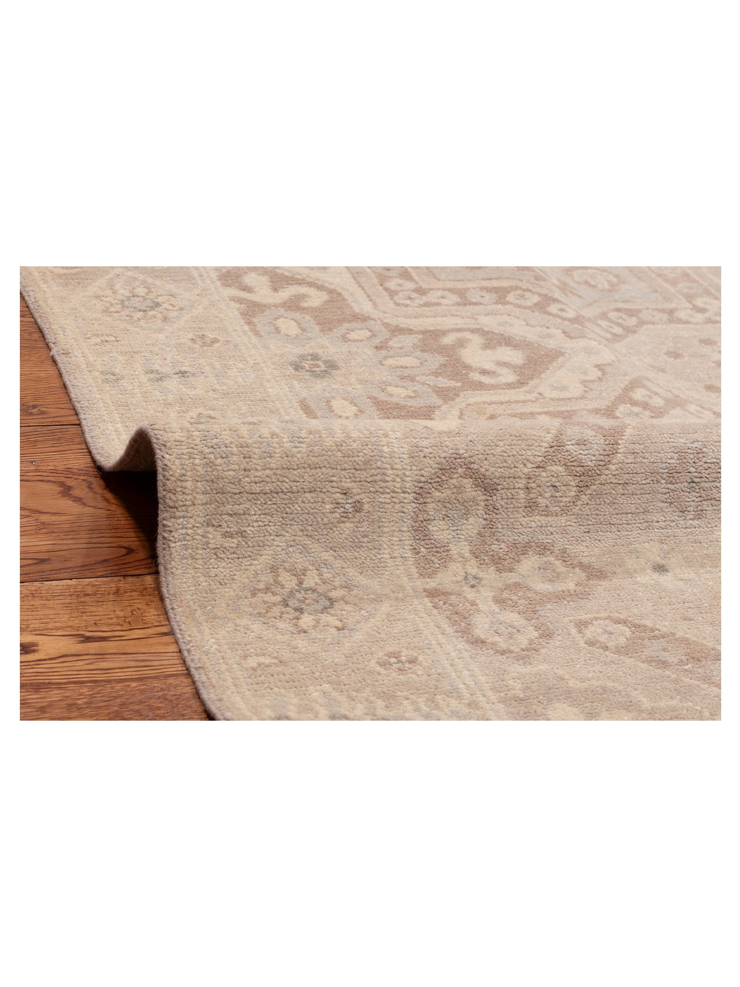 Rajpur Andalusia 153633 Brown Brown Traditional Hand Knotted Rug