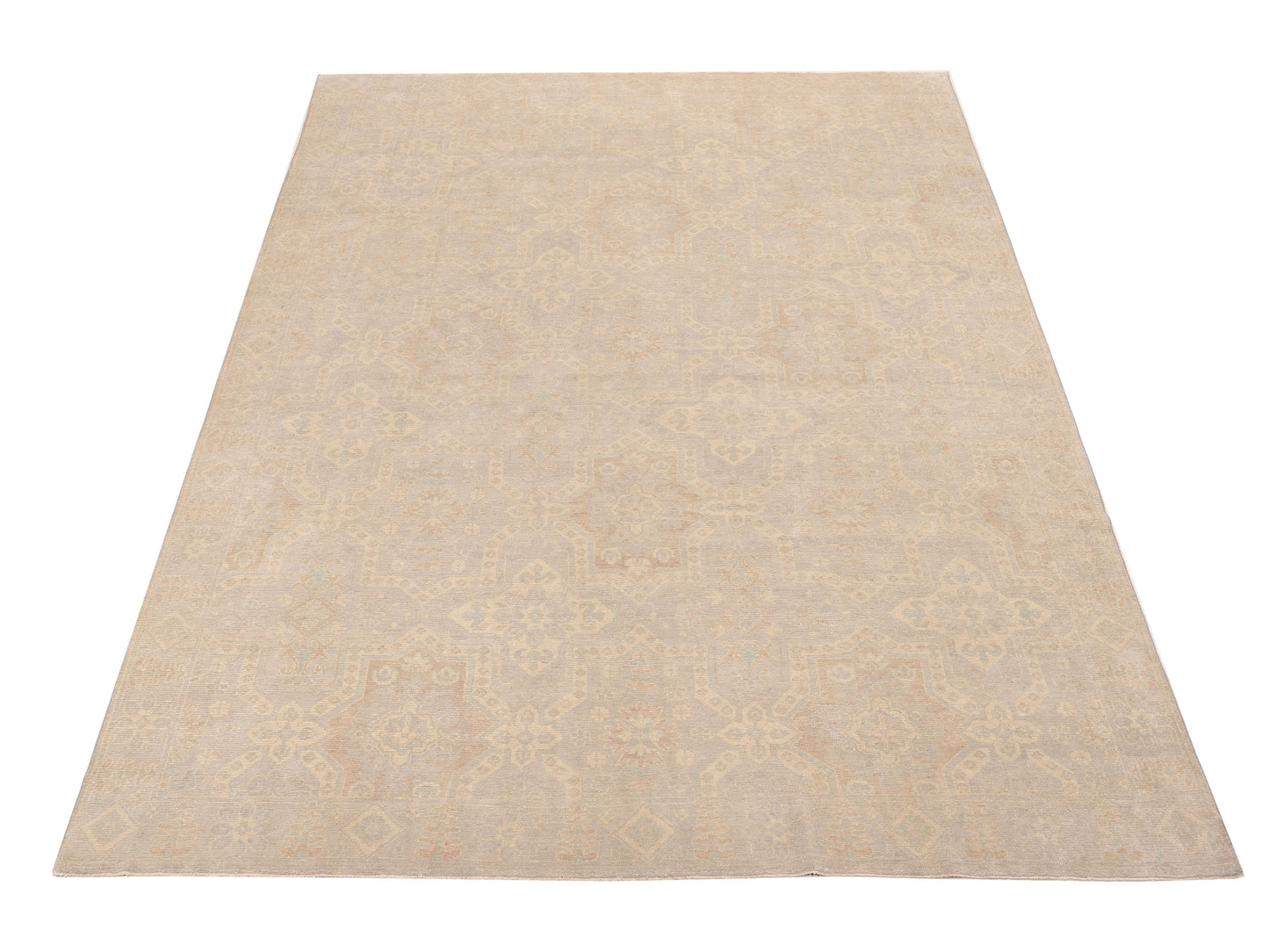 Rajpur Andalusia 153637 Silver Green Traditional Hand Knotted Rug