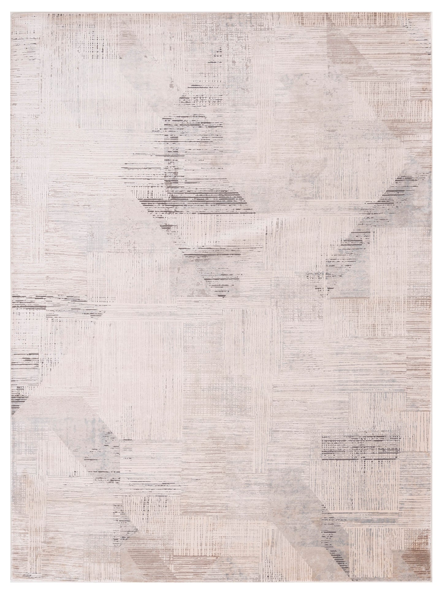 Bergamo Palermo 153818 Beige Contemporary Machine Made Rug