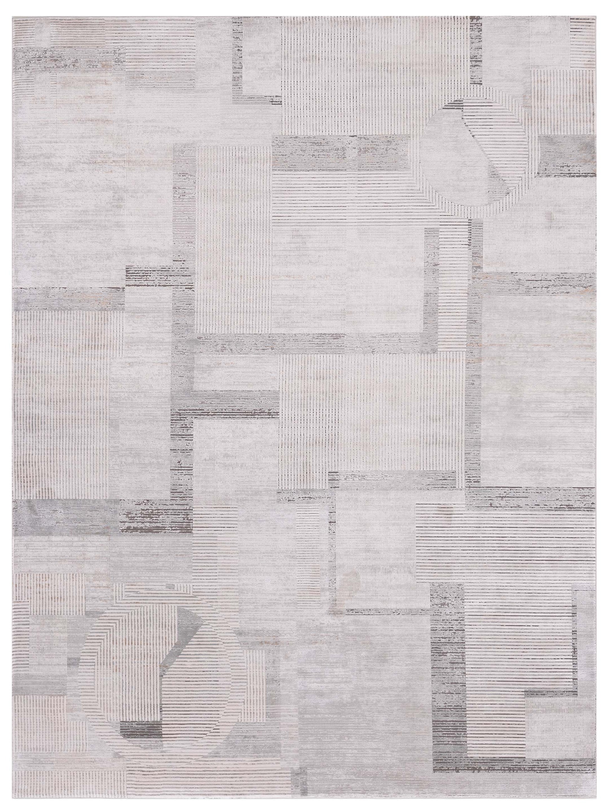 Bergamo Palermo 153820 Beige Contemporary Machine Made Rug