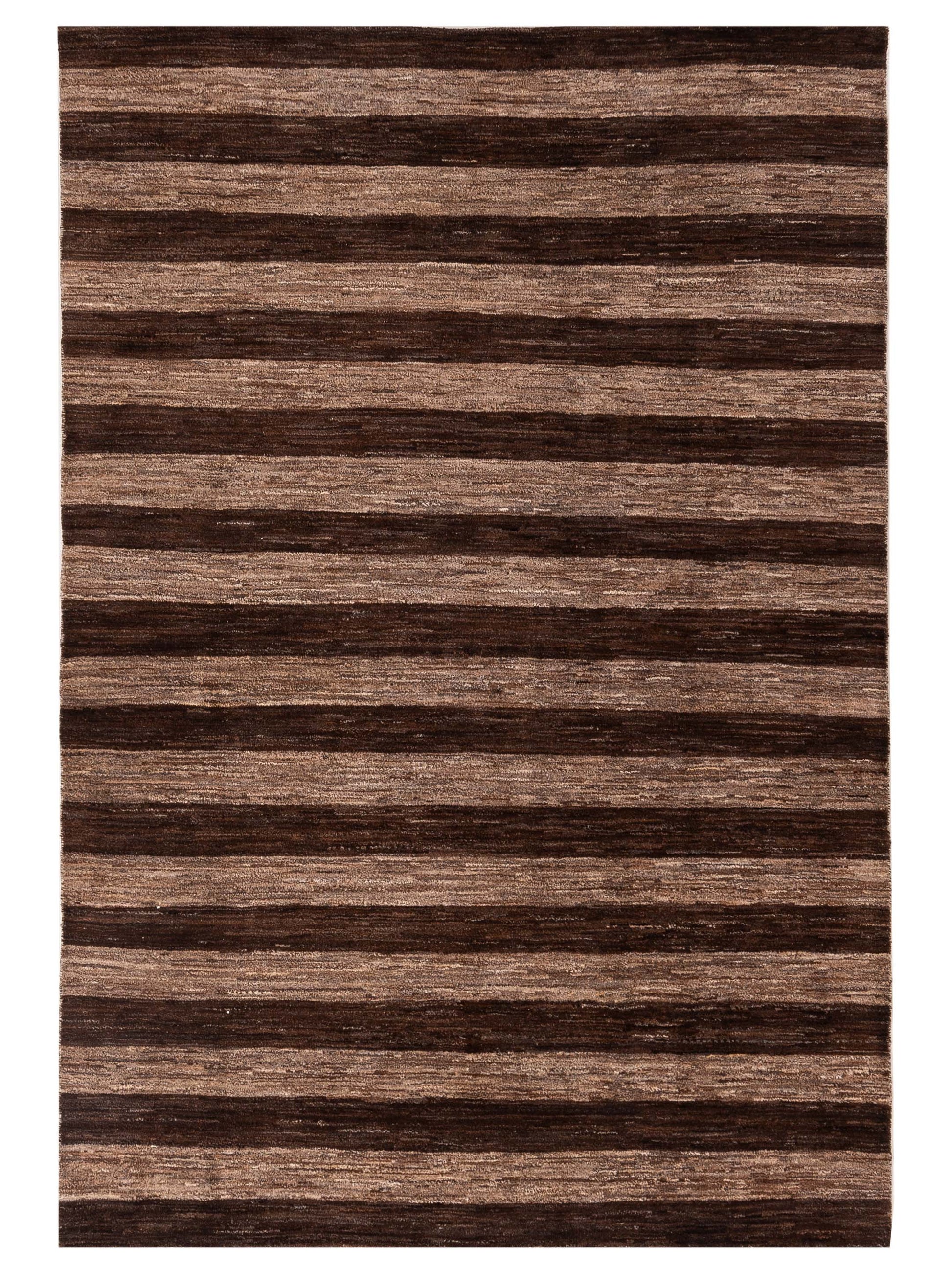 Siena Tibetino 154003 Brown Contemporary Hand Knotted Rug