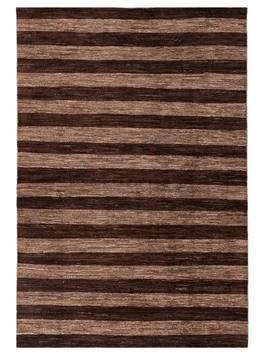 Siena Tibetino 154003 Brown Contemporary Hand Knotted Rug